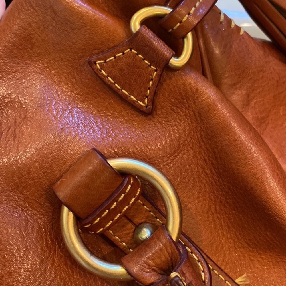 Dooney & Bourke Tan Florentine Satchel - Picture 13 of 13